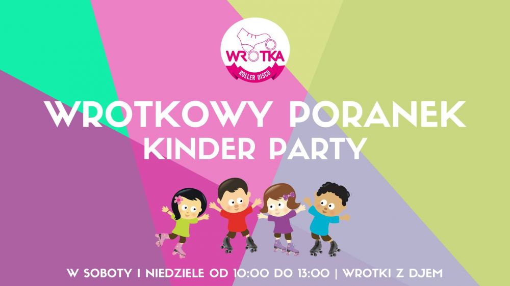 Wrotkowy poranek - Kinder party z DJem